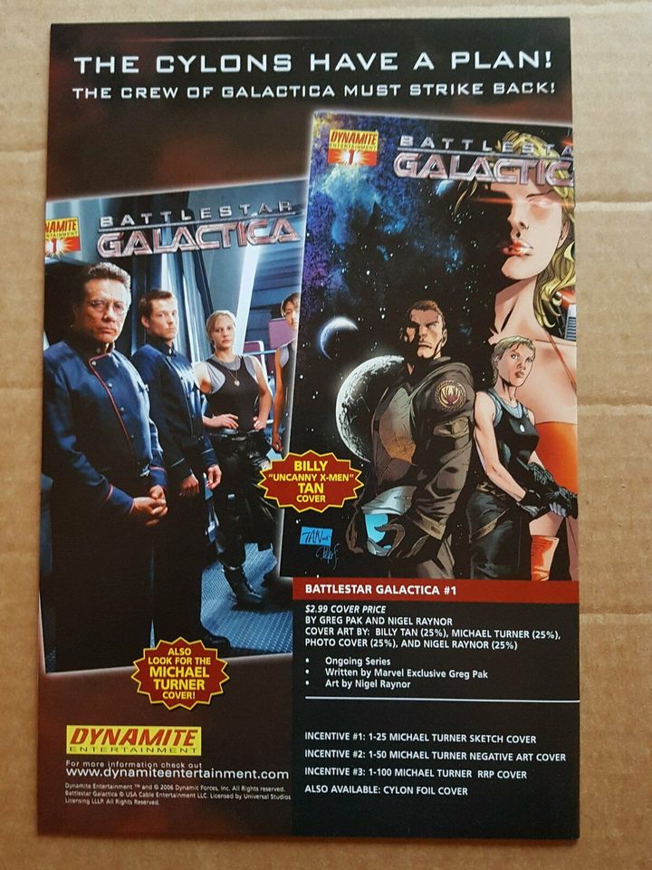 Comic: Battlestar Galactica No. 0 - Cover A in Struvenhütten