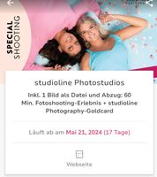 Gutschein bis 21.05. Deutschlandweit Fotoshooting Studioline Berlin - Steglitz Vorschau