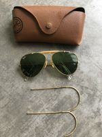 Ray Ban Vintage Sonnenbrille Aviator Gold, Grünes Glas incl Case Nordrhein-Westfalen - Meerbusch Vorschau