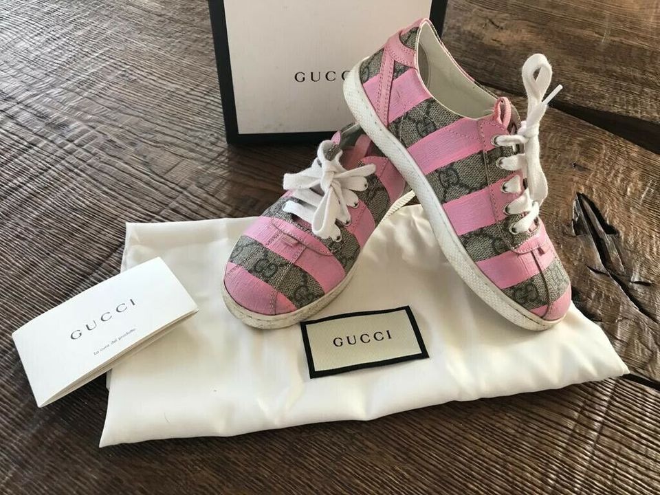 Gucci Sneaker GG Canvas Gomma rosa Gr. 30 in Rosenheim