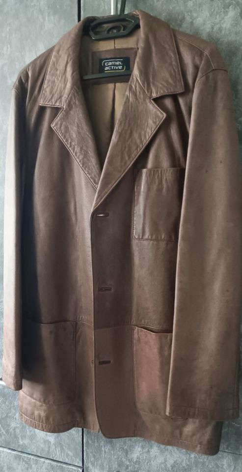 Lederjacke Blazer " CAMEL ACTIVE" Gr. 50  Lammleder in Ronnenberg