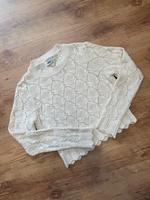 Only Strick Pullover Gr. L Crop Häkel beige Bayern - Neunburg Vorschau
