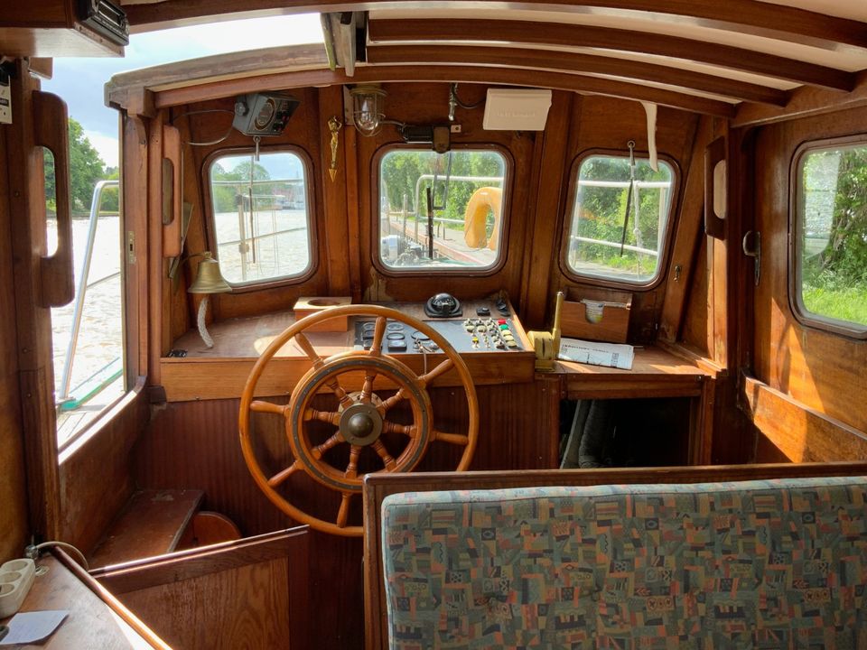 KAJÜTBOOT OLDTIMER  BACKDECKER KOMMANDANTENBOOT in Tecklenburg