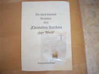 Kleinste Buch der Welt..inkl. vers. Versand Niedersachsen - Delligsen Vorschau