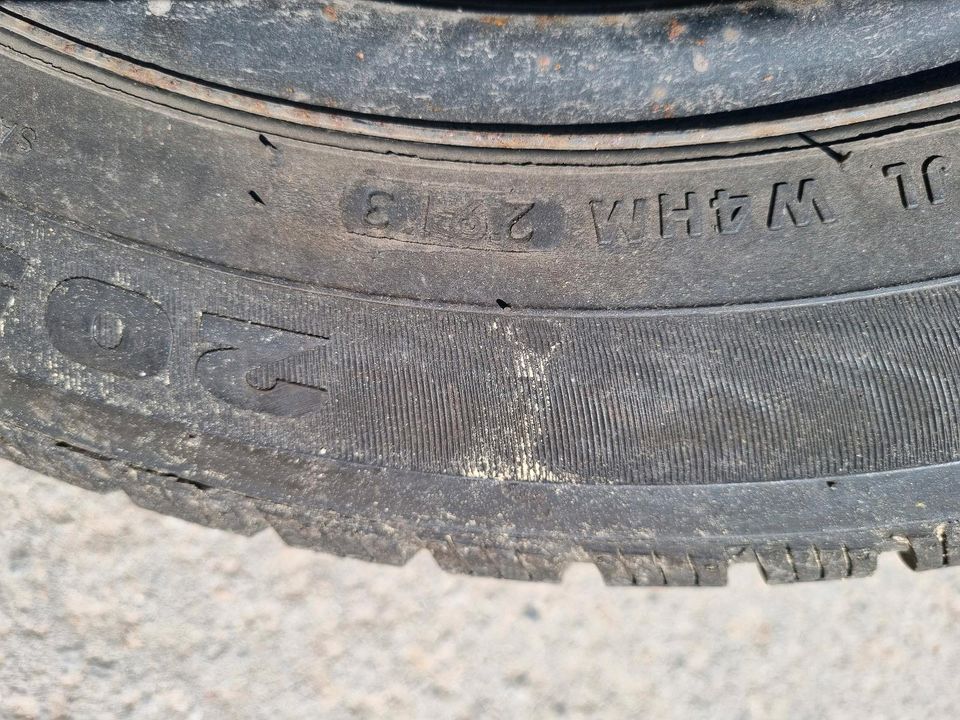 4x Winterreifen 205/55 R16 Stallfelgen Kia Carens in Hagen am Teutoburger Wald