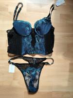 Unterwäsche Dessous BH blau schwarz Gr. 36 S neu Etikett Assia Bayern - Wunsiedel Vorschau