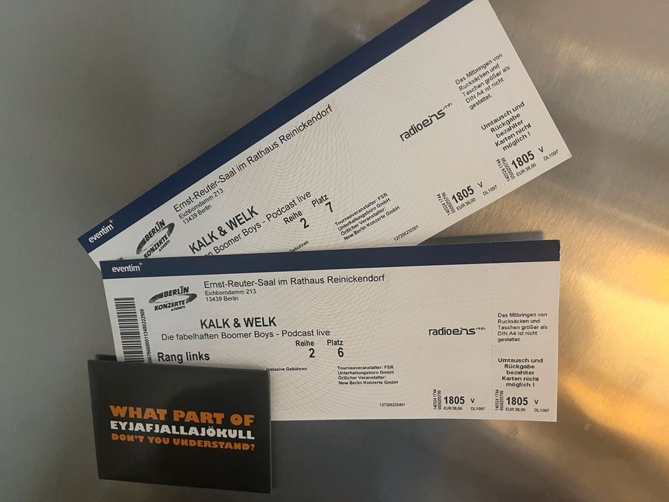2x Ticket für Oliver Kalkhofe und Oliver Welk am 18.05.in Berlin in Berlin