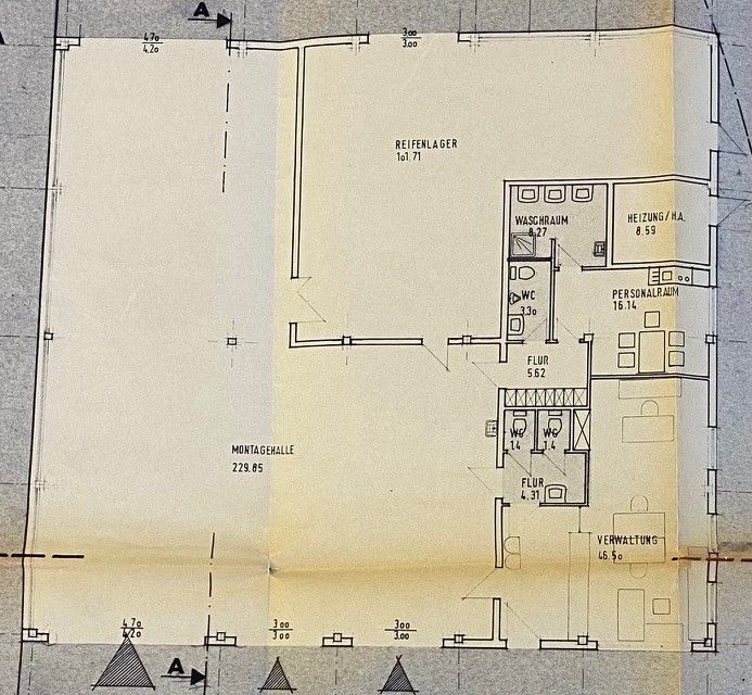 Werkstatt / Produktionshalle mit Büroanteil und Lager - ideal für Handwerk in Oldenburg