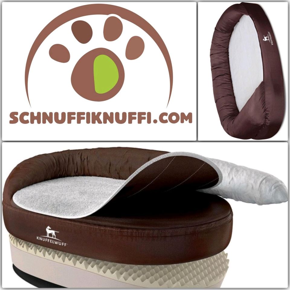 Knuffelwuff Orthopädisches Hundebett Jessy braun S-XXXL in Calden