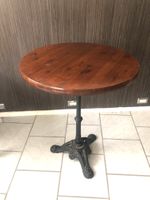 Bistro Tisch Vintage Gastro Holz Schmiedeeisen ø 59 cm Niedersachsen - Ilsede Vorschau