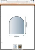 Funkenschutzscheibe Glas für Kamin oder anderen Zweck:  120x100cm Niedersachsen - Edewecht Vorschau