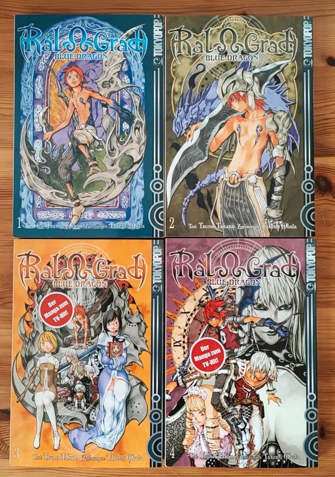 Manga "Ral Ω Grad Blue Dragon" komplett Band 01 bis 04 in Kiel