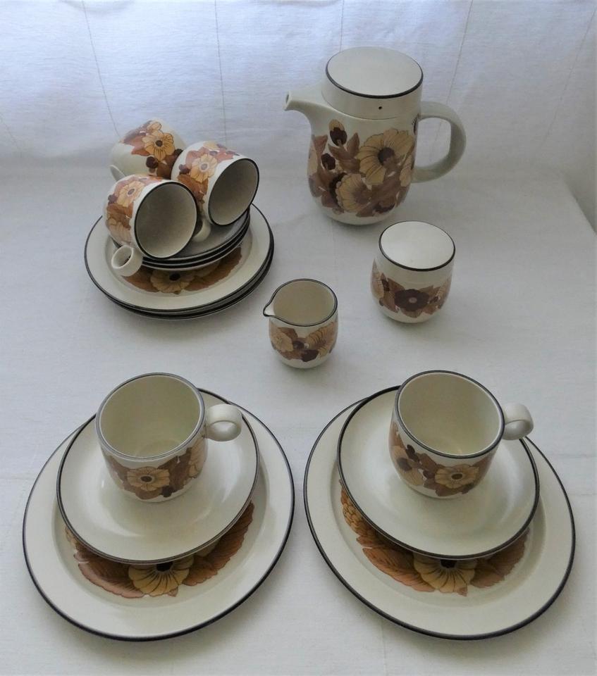 Kaffeeservice Rosenthal Studio Line TERRA PRATO, braun–18-teilig in Schweinfurt