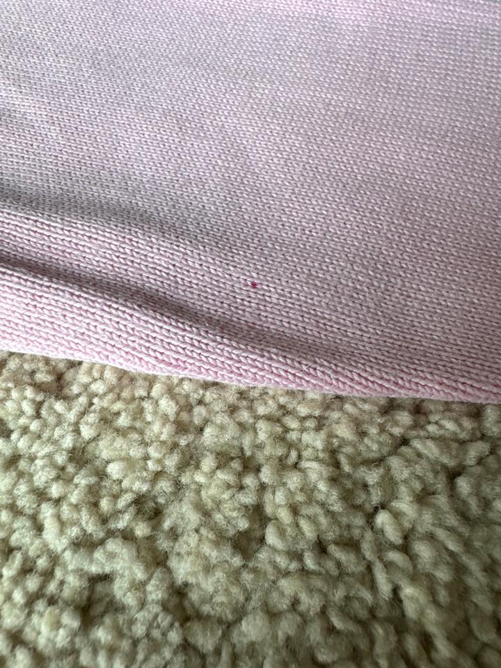 Rosa *Steiff* Pullover in Größe 104 mit blau gelben Streifen in Müden