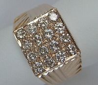 Luxus Brillant Ring 585 14kt Gold Diamant 10 Gr Brillanten ♦️7655 Bayern - Lichtenberg (Oberfranken) Vorschau