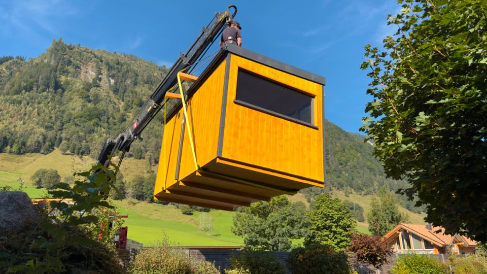 Garten Sauna Hütte Outdoor Saunahaus Horizont House 4m Ruhe Raum in Görlitz