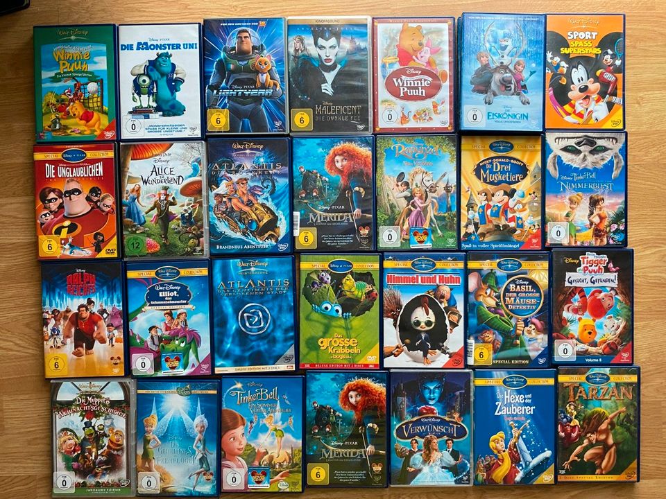 Walt Disney DVD Sammlung riesig Stück 3€ in Lüdenscheid