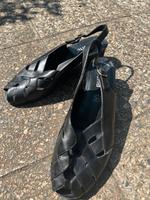 Schwarze Ledersandalen Gr. 38 (5) Thüringen - Weimar Vorschau