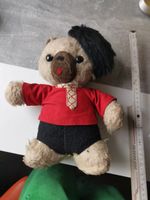 Alter DDR Bär Teddy mit Mütze Druckknöpfe Kleidung 30cm Bayern - Creußen Vorschau