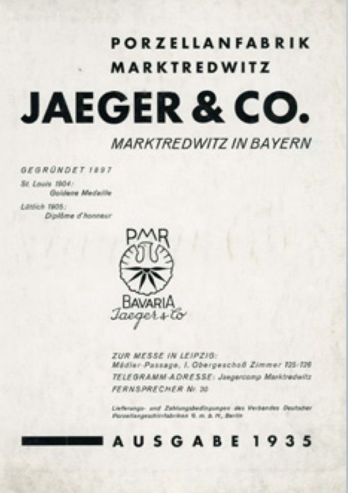 PMR Bavaria Jaeger & Co.  - 20tlg. Kaffeeservice in Ellerau 