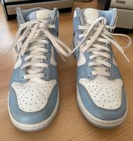Sneaker Schuhe Nike Dunk High Aluminum (W), Gr. 38,5, weiß blau Nordrhein-Westfalen - Werl Vorschau