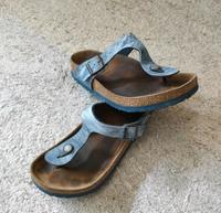 Birkenstock ☀️ Gizeh Gr. 38 Jeans Hessen - Vöhl Vorschau