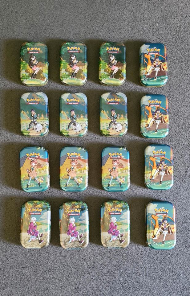 Pokemon 16 leere Mini Tins für Pokemon Karten zbs. in Köln