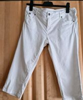 Weiße Hose elastisch  in 7/8 Länge Gr.31(40/42) White Denim München - Sendling Vorschau