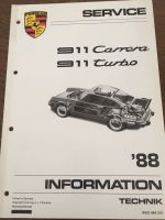Porsche 911, Typ 930, Mod. 88, Prospekt, Buch, Carrera,Turbo 3.3 Hessen - Kassel Vorschau