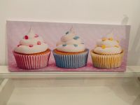 Schönes, längliches Leinwand Bild Muffins Cupcakes 50 x 20 cm Schleswig-Holstein - Lübeck Vorschau