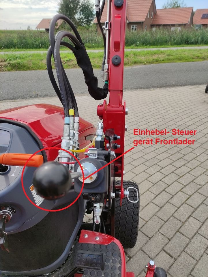 Allradtraktor 19PS Hydrostat Frontlader Mähwerk TYM T194H TOP!!! in Berne