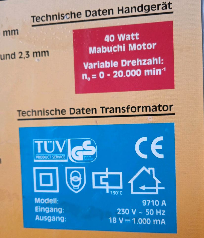 Modellbau - und Gravierset - guter Zustand in Höchstadt