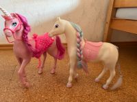 Weißes Barbie Pferd/ Einhorn Baden-Württemberg - Linkenheim-Hochstetten Vorschau