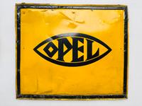 ‼️ BLECHSCHILD Opel Fahrräder 1920 - kein Emailschild Saarland - Schiffweiler Vorschau