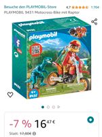 Playmobil set mit Dino und Motorrad Rheinland-Pfalz - Argenthal Vorschau