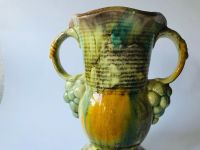 Jasba Keramik Vase 433 /18 Laufglasur mit Henkel und Traubendekor Niedersachsen - Stuhr Vorschau