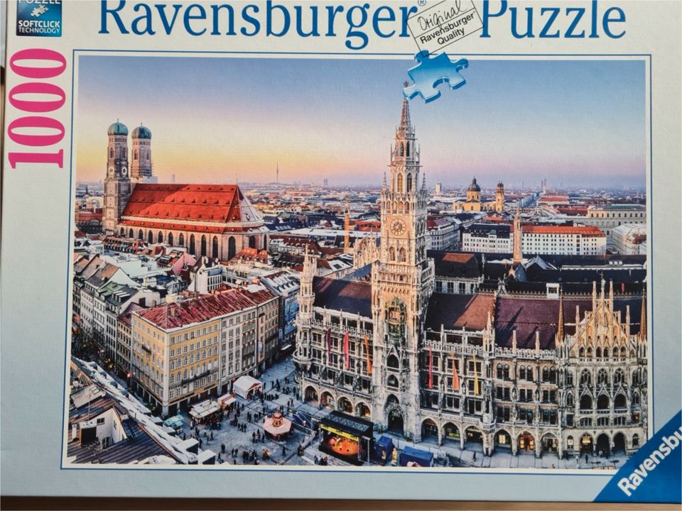 4 Ravensburger Puzzles, 3x 1000 Teile und 1x 1500 Teile in Roßhaupten