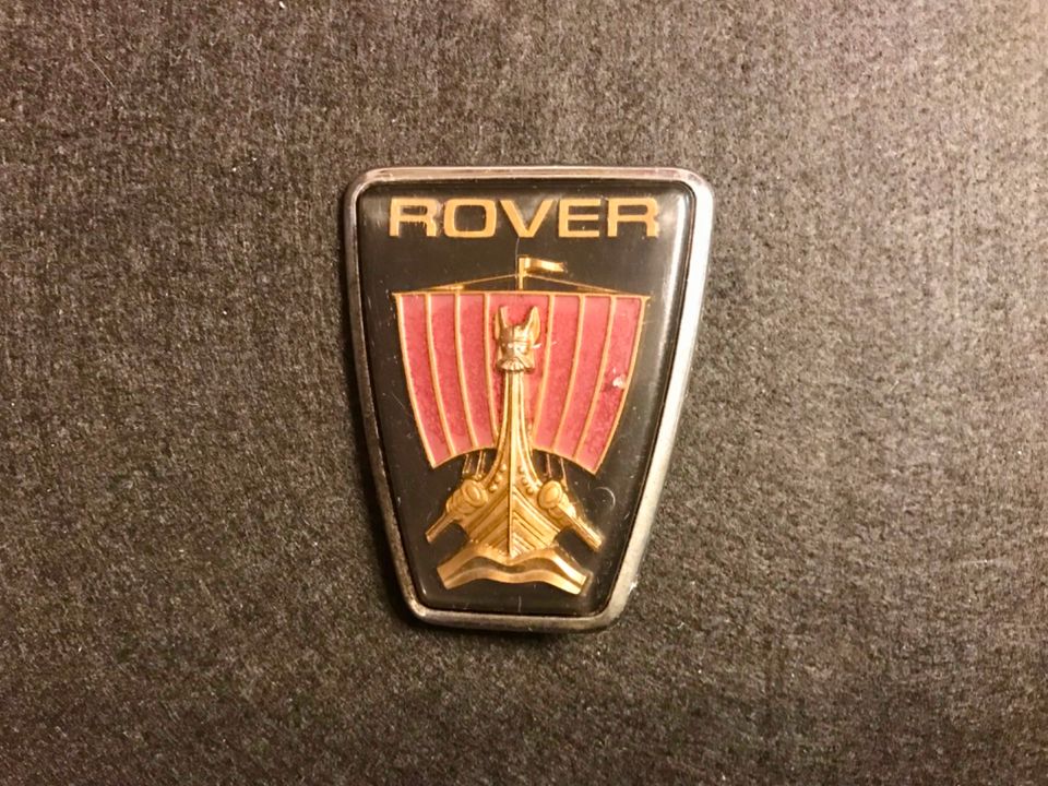 Emblem Plakette Badge der Marke Rover Oldtimer Youngtimer in Saarbrücken