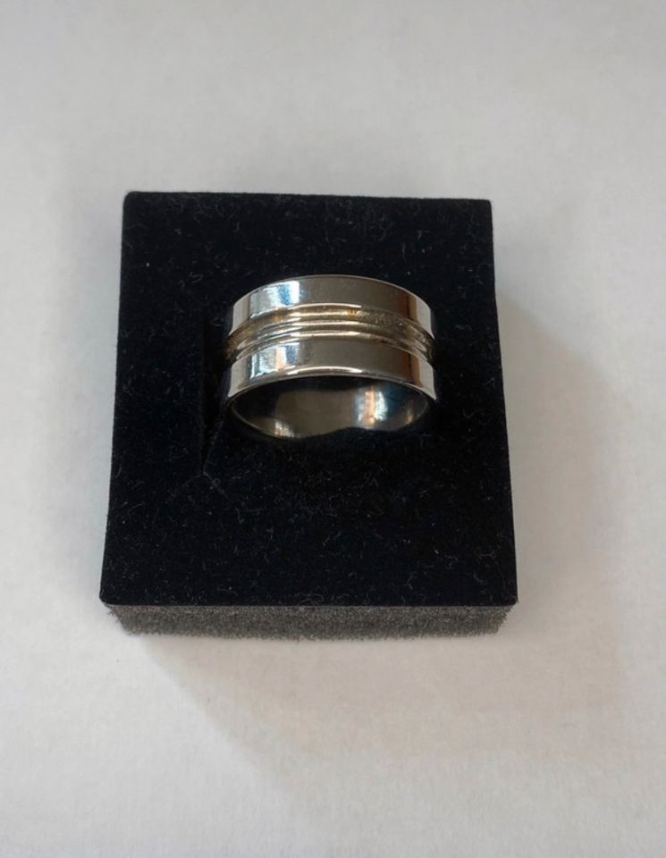 Vintage Silberring Bandring Spinner Ring Silber Modeschmuck in Sankt Augustin