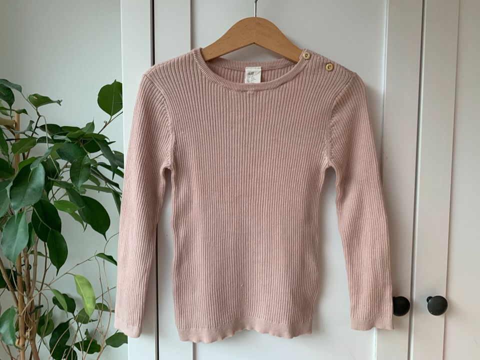 Wollpullover Woll Pullover 100% wolle rosa rosé 104 in Nagold