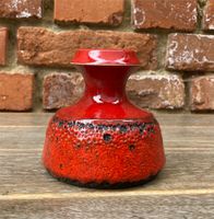 Steuler Keramik Vintage 70er Vase 319/10 Fat Lava rot Thüringen - Erfurt Vorschau