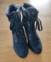 Tommy Hilfiger Stiefelette blau Wildleder Gr 38 Bayern - Walderbach Vorschau