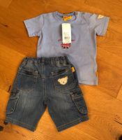 Set Steiff 74/80 Shirt mit Shorts Baden-Württemberg - Alpirsbach Vorschau