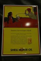 Shell Blech Werbeschild 1930 limitierte Edition Weihnachten 1990 Bayern - Pliening Vorschau
