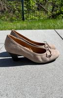 Gabor Pumps, Rauleder, Absatz, beige / braun, Größe 37 Hessen - Hattersheim am Main Vorschau