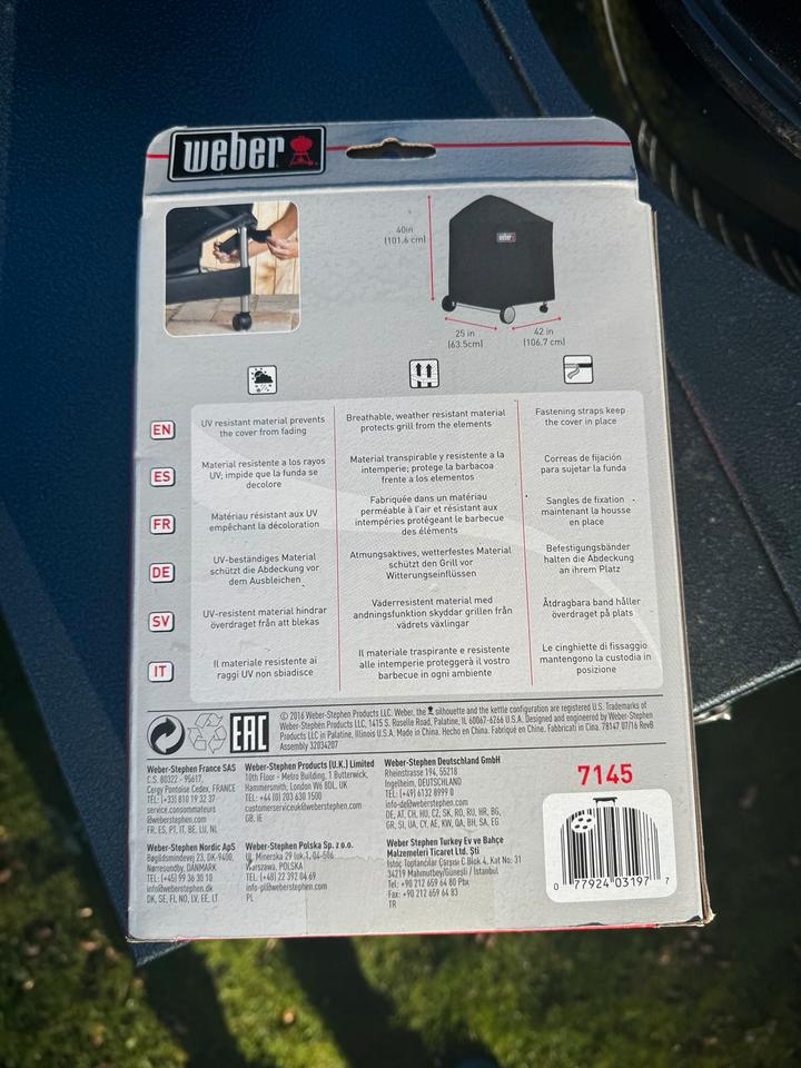 Weber Grill Performer GBS 57 cm black schwarz + Abdeckhaube neu in Wolfsburg