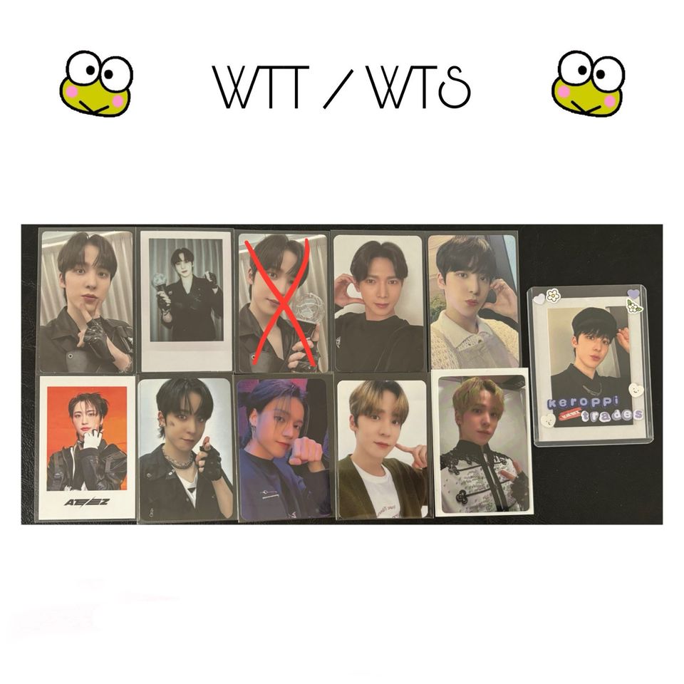 [wts/wtt] Ateez yunho seonghwa yeosang wooyoung pobs in Nettetal