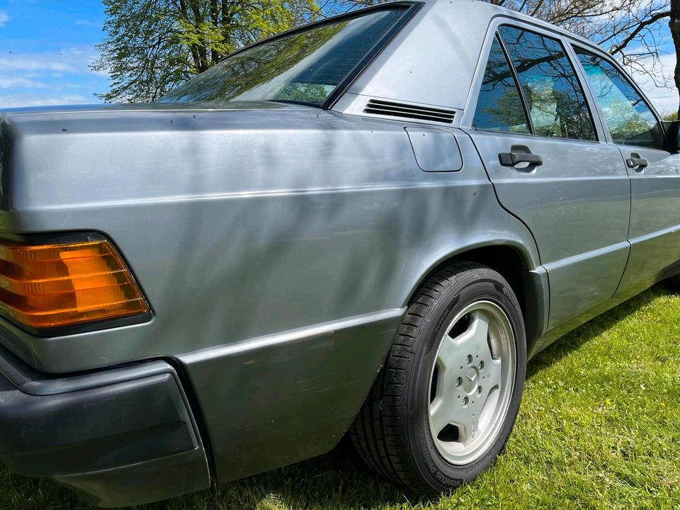 Mercedes 190E 2,0 in Rain Lech