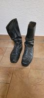 Leder Stiefel für Motorrad Größe 42 aus DDR Zeit Sachsen - Niederwürschnitz Vorschau