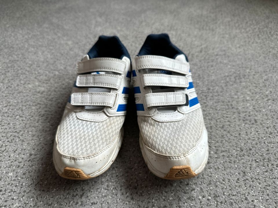 Adidas Fitnessschuhe, non-marking, Hallenschuhe, weiß, Gr. 36 in Braunschweig